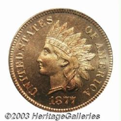 1877 1C PR67 Red PCGS.