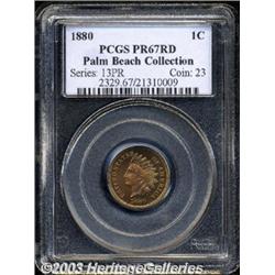 1880 1C PR67 Red PCGS.