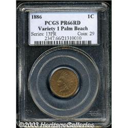 1886 1C Type One PR66 Red PCGS.