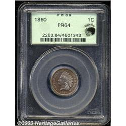 1860 1C PR64 PCGS.