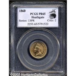1860 1C PR65 PCGS.