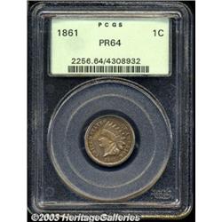 1861 1C PR64 PCGS.