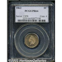 1862 1C PR66 PCGS.