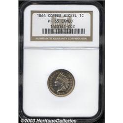 1864 1C Copper Nickel PR65 Cameo NGC.