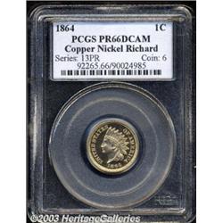 1864 1C Copper Nickel PR66 Deep Cameo PCGS.