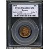 Image 1 : 1864 1C Bronze No L PR64 Red Cameo PCGS.