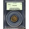 Image 1 : 1867 1C PR64 Red and Brown PCGS.