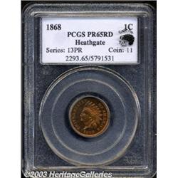 1868 1C PR65 Red PCGS.