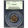Image 1 : 1870 1C PR65 Red and Brown PCGS.