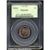 Image 1 : 1874 1C PR64 Red PCGS.