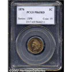 1876 1C PR65 Red PCGS.