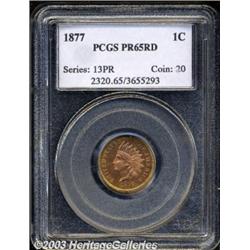 1877 1C PR65 Red PCGS.