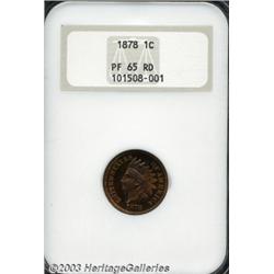 1878 1C PR65 Red NGC.