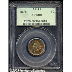 1878 1C PR66 Red PCGS.