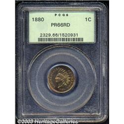 1880 1C PR66 Red PCGS.