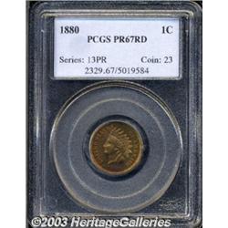 1880 1C PR67 Red PCGS.