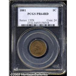 1881 1C PR64 Red PCGS.