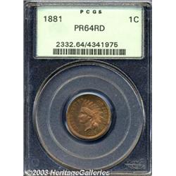 1881 1C PR64 Red PCGS.