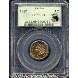 1881 1C PR65 Red PCGS.