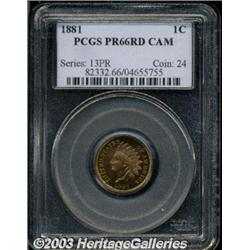 1881 1C PR66 Cameo PCGS.