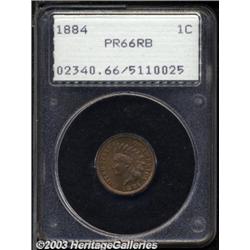 1884 1C PR66 Red and Brown PCGS.