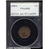 Image 1 : 1884 1C PR66 Red and Brown PCGS.
