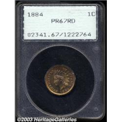 1884 1C PR67 Red PCGS.