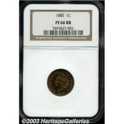 1885 1C PR66 Red and Brown NGC.