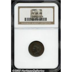 1885 1C PR66 Red and Brown NGC.