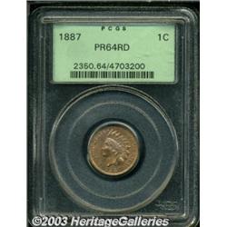 1887 1C PR64 Red PCGS.