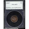 Image 1 : 1887 1C PR64 Red PCGS.