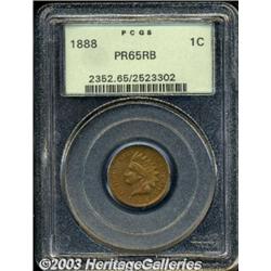 1888 1C PR65 Red and Brown PCGS.