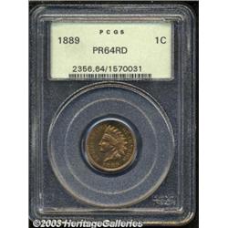1889 1C PR64 Red PCGS.