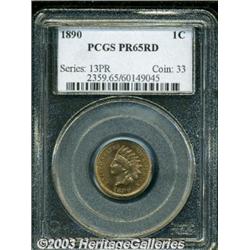 1890 1C PR65 Red PCGS.