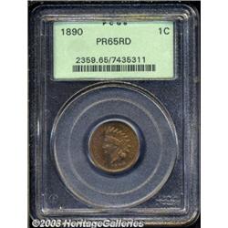 1890 1C PR65 Red PCGS.