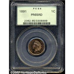 1891 1C PR65 Red PCGS.
