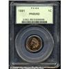 Image 1 : 1891 1C PR65 Red PCGS.