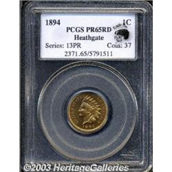 1894 1C PR65 Red PCGS.