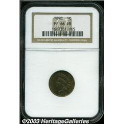 1898 1C PR66 Red and Brown NGC.