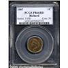 Image 1 : 1907 1C PR66 Red PCGS.