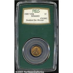 1909 VDB 1C--Doubled Die Obverse--MS66 Red PCGS