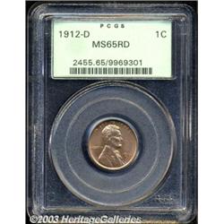 1912-D 1C MS65 Red PCGS.