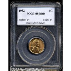 1932 1C MS66 Red PCGS.