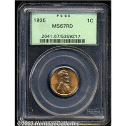 1935 1C MS67 Red PCGS.