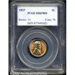 1937 1C MS67 Red PCGS.