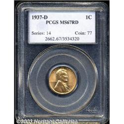 1937-D 1C MS67 Red PCGS.