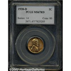 1938-D 1C MS67 Red PCGS.