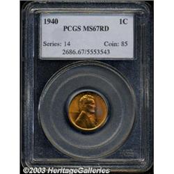 1940 1C MS67 Red PCGS.
