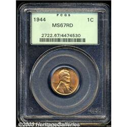 1944 1C MS67 Red PCGS.