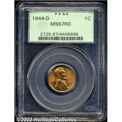 1944-D 1C MS67 Red PCGS.